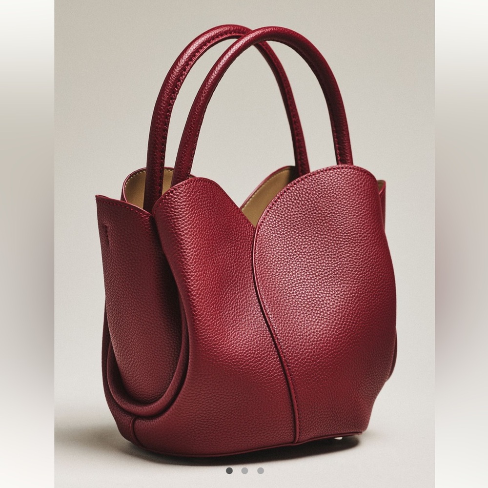 Melie Bianco x Anthropologie Tulip Top-Handle Crossbody Tote 2 in 1